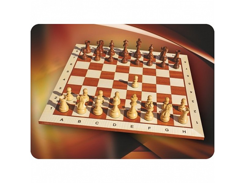 Chess mousepad "chess dreams" theme  9.65" X 3.54"