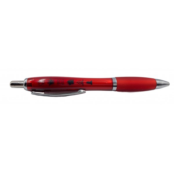 Chess pen red