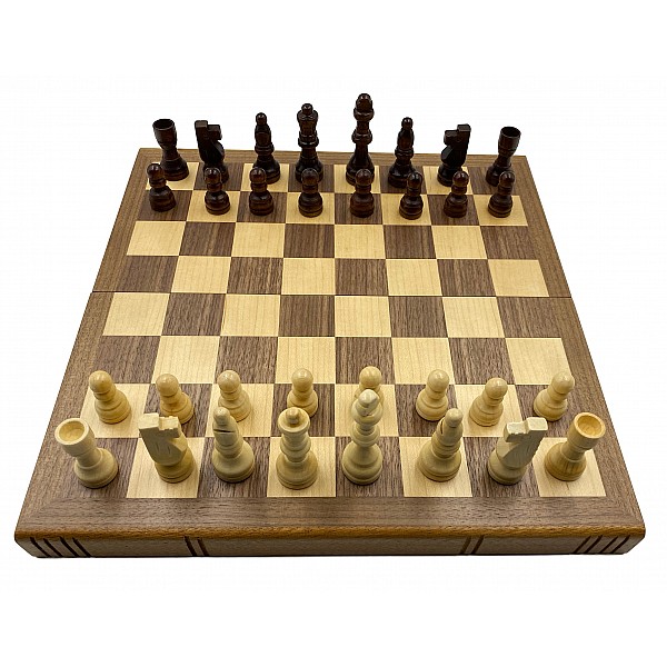 15.5" Wooden chess set Lucius 