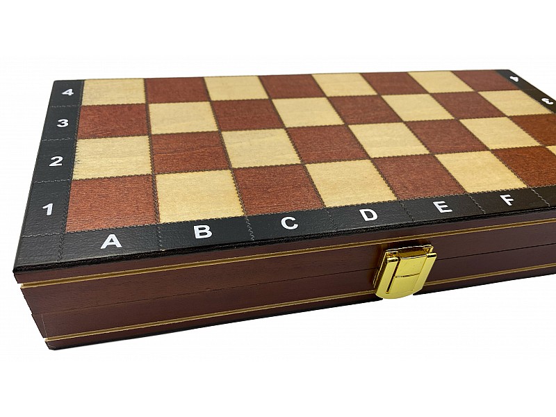 Magnetic chess set dark  11.41" X 11.41" 