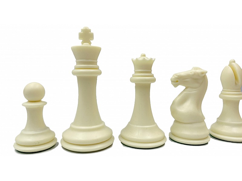 English staunton" 1841  3.97" plastic chess pieces   - weighted
