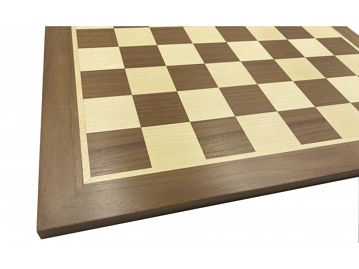19.7” wooden chess board Belgrad with coordinates
