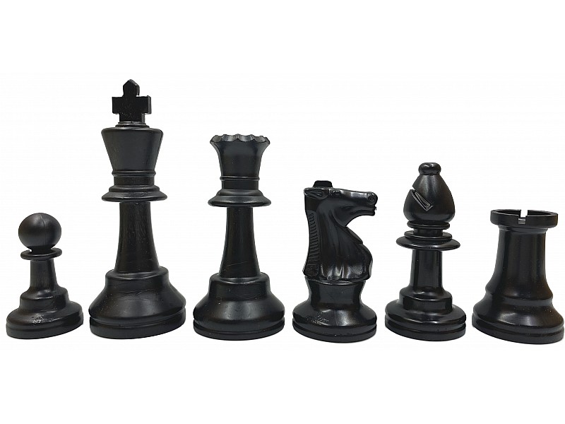 German staunton  3.75" chess pieces - no weight
