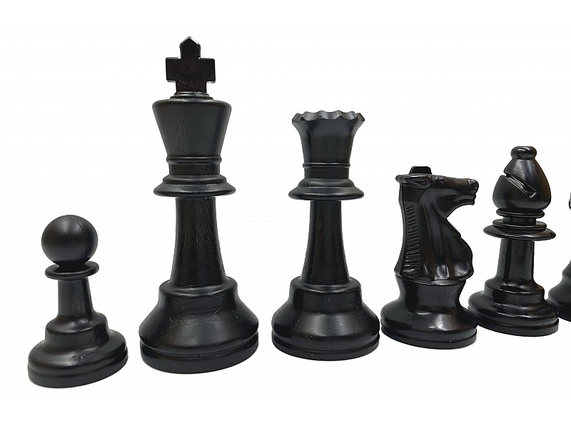 German staunton  3.75" chess pieces - no weight