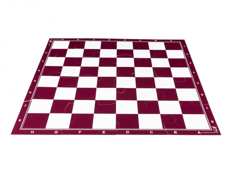 Chess puzzle (16 pieces) - Color Red