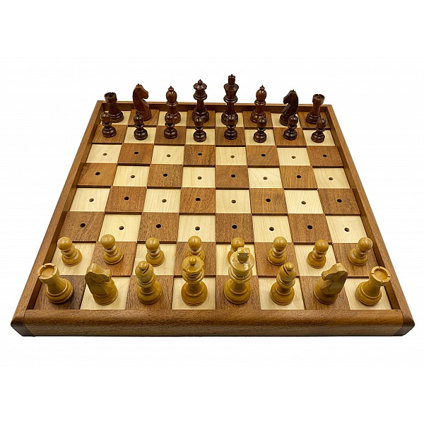Chess for blind people 13.19" X 13.19" X 1,57"