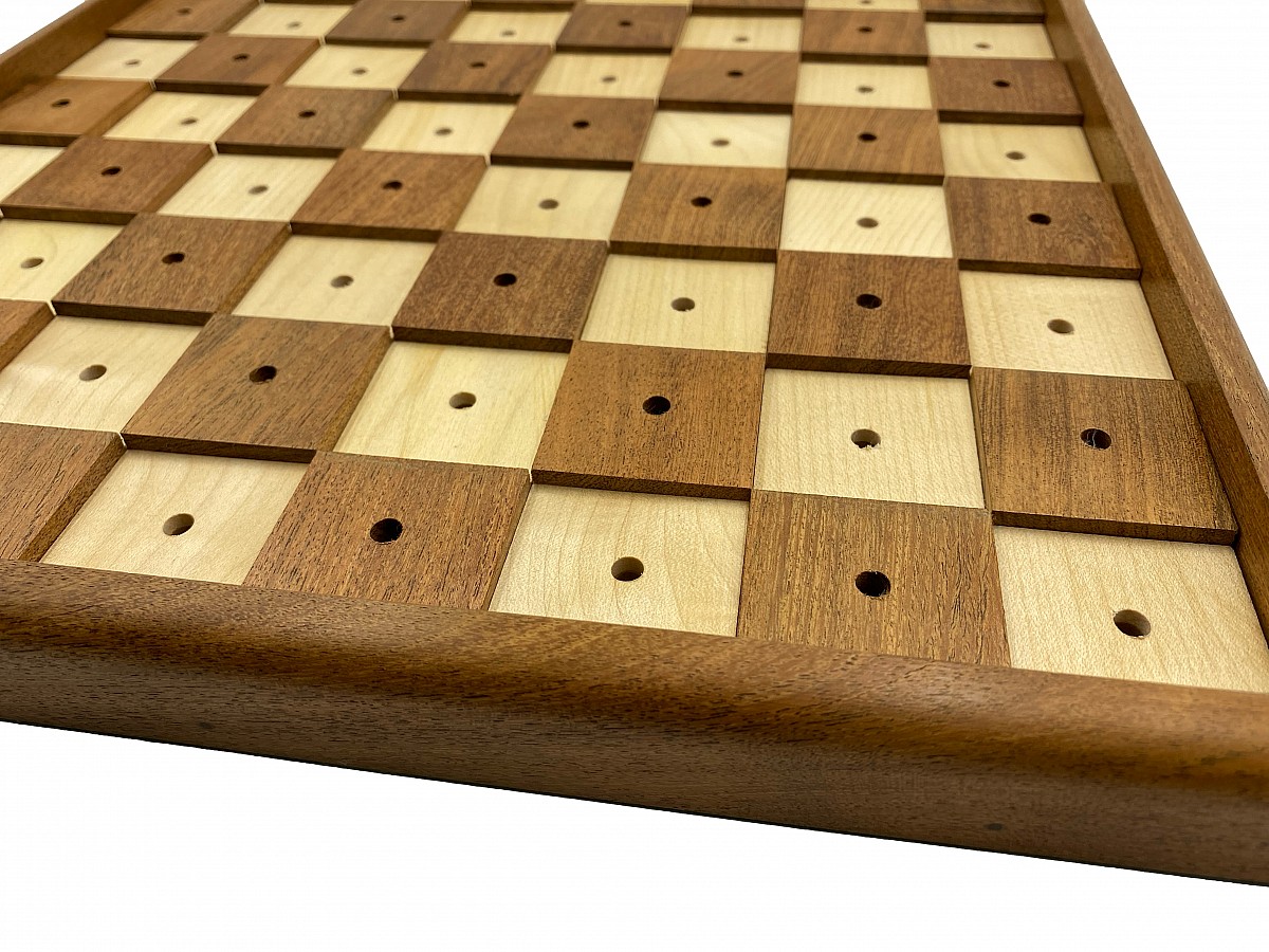 13.20 wooden chess for blind people