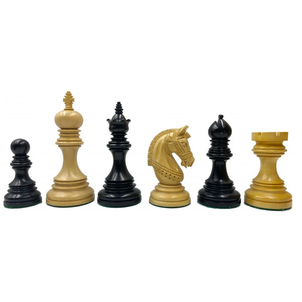 Nenvent staunton ebony/boxwood 4.6" chess pieces