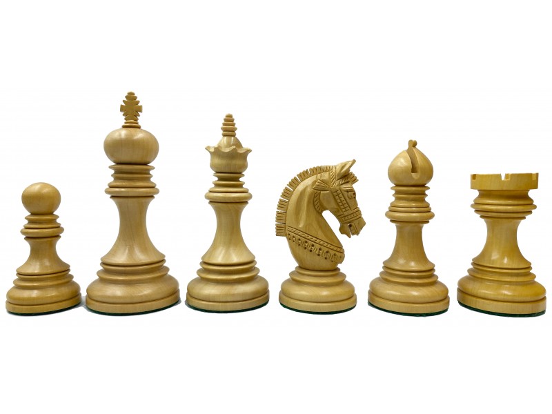 Nenvent staunton ébano/boj piezas de ajedrez de 4.6