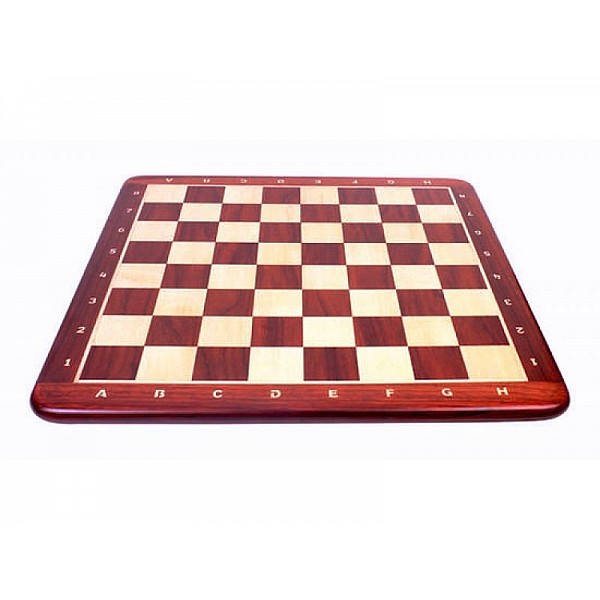 Wood chess board with round corners