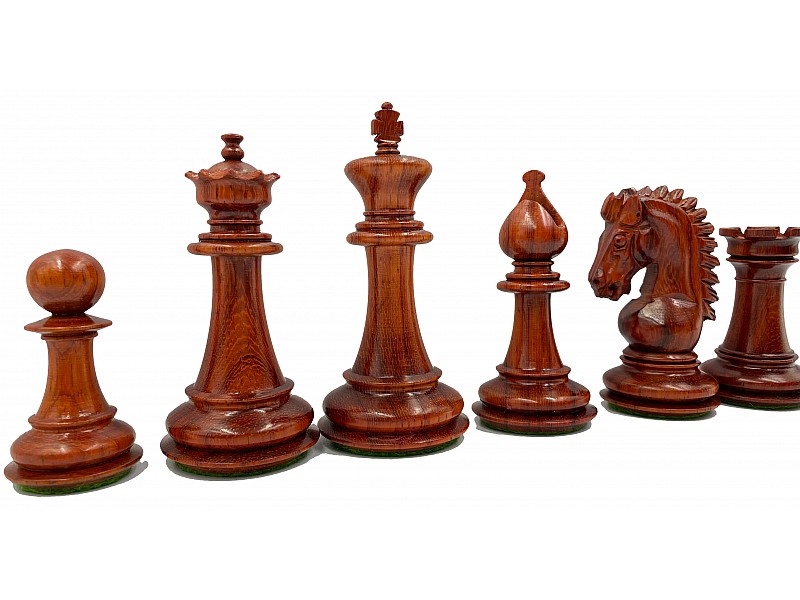 Aventura staunton budrosewood/boj piezas de ajedrez de 3.75
