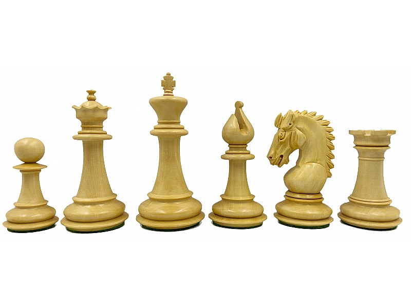 Adventure staunton budrosewood/boxwood 3.75" chess pieces