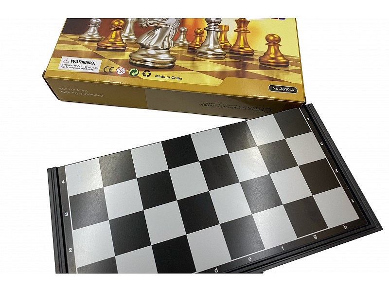 9.85" Folded magnetic analysis chess set "Neon"