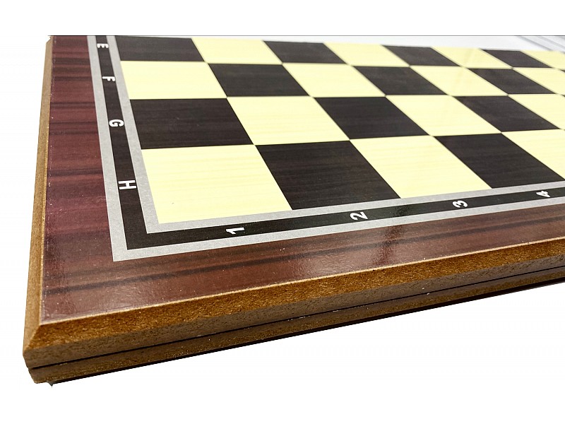 Tablero de ajedrez impreso plegable de madera 19.68 X 19.68