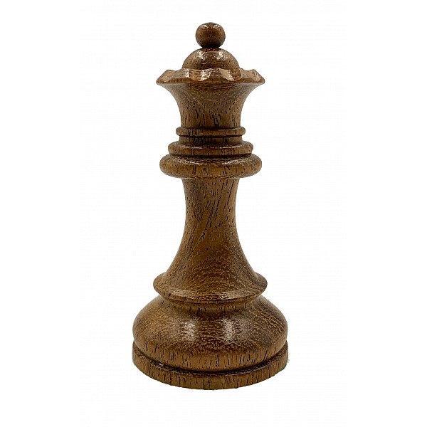 Spare queen wooden from German staunton  - Brown 3.75" set