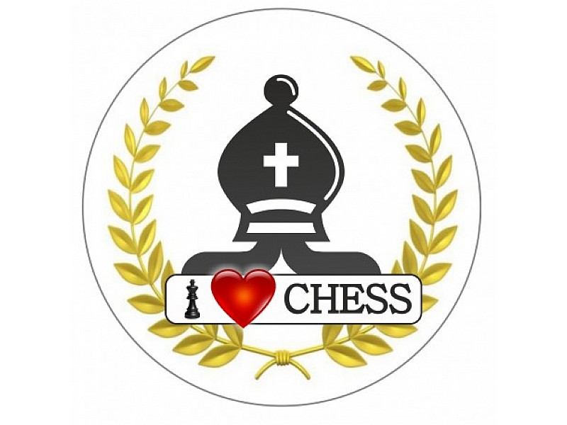 Chess button with nail - bishop