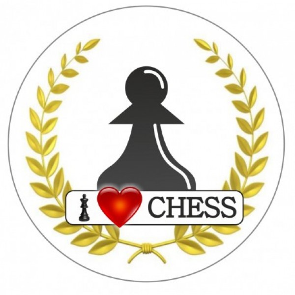 Chess button with nail - pawn