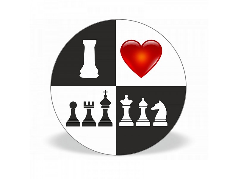 Chess magnet button - Chess