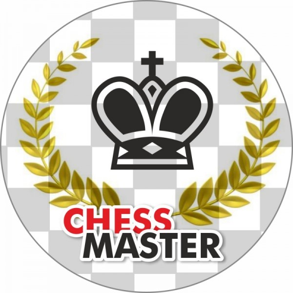 Chess button with nail - Chess master