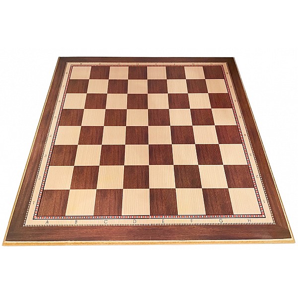 Economy wooden chess board "redline" 19.68" X 19.68" 