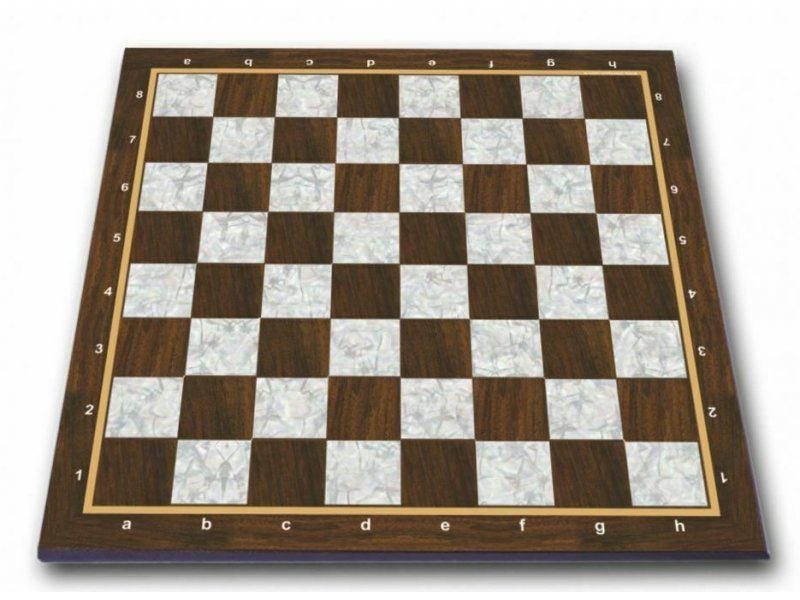 21.6” wooden chess board “lynx” without coordinates 