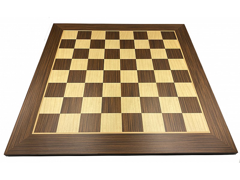 19.7” wooden chess board wegge  without coordinates 
