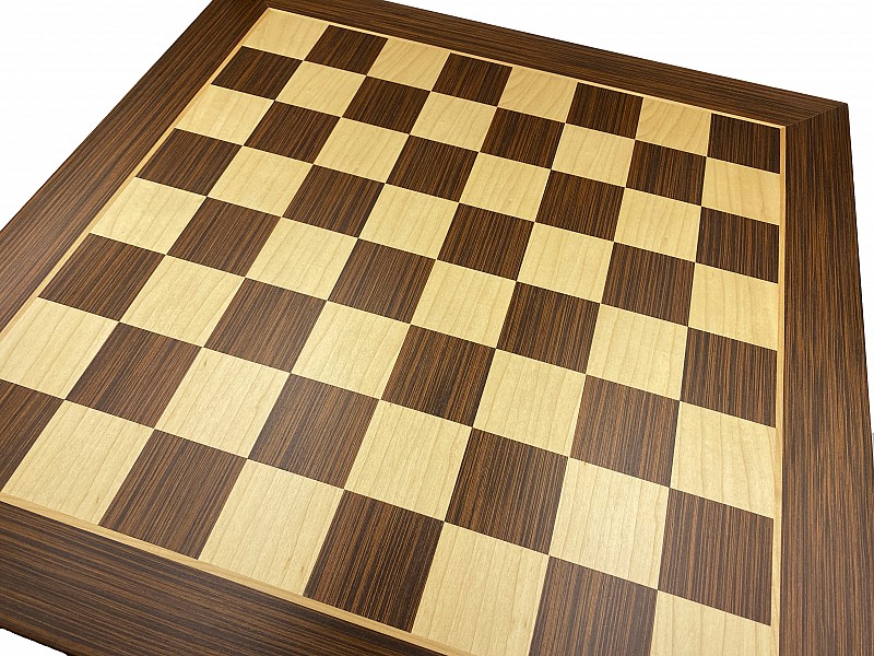19.7” wooden chess board wegge  without coordinates 