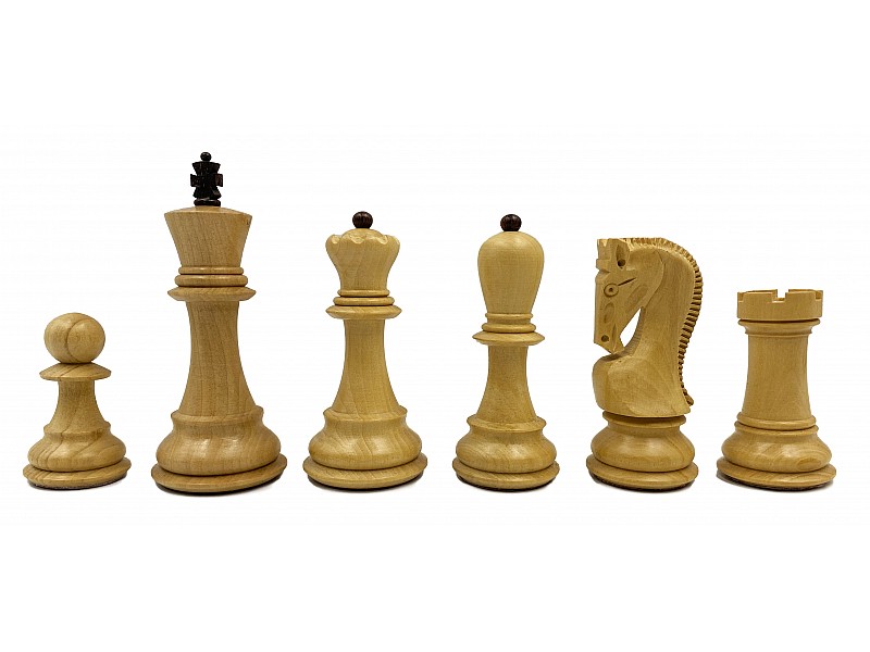  Zagreb  boxwood/wegge  3.75" chess pieces 