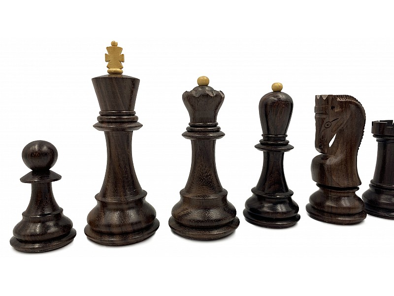  Zagreb  boxwood/wegge  3.75" chess pieces 