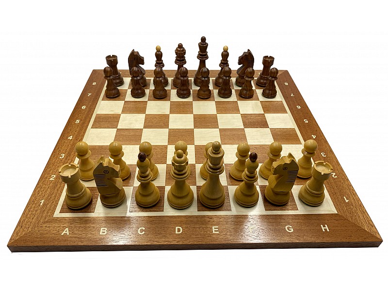 Dubrovnic  maple/palysander  3.54" chess pieces 