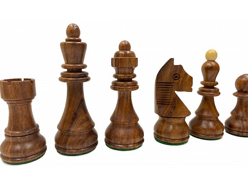 Dubrovnic  maple/palysander  3.54" chess pieces 